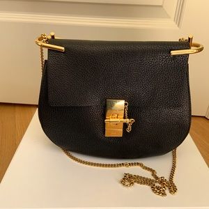 Chloe Small Drew Bag in Black
